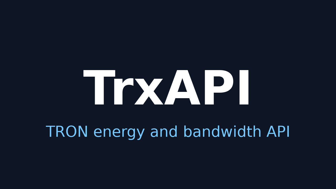 TrxAPI