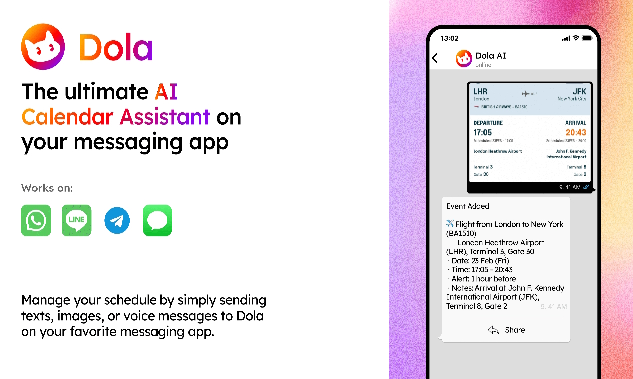 Dola AI | Your Ultimate AI Calendar Sidekick