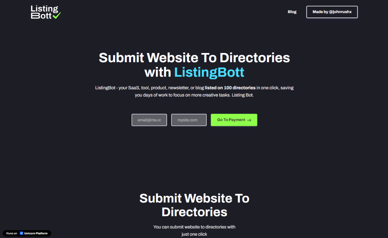 Listingbott