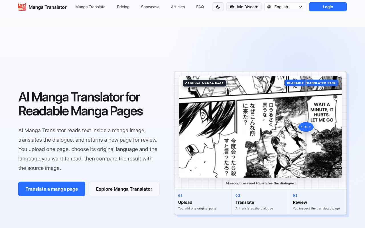 Manga Translator AI