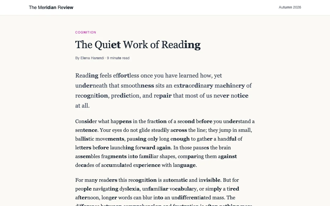 Reader Assist